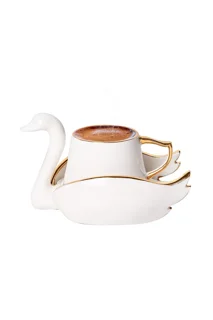 ست فنجان قهوه‌خوری ۲ نفره کاراجا مدل قو