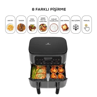 سرخ‌کن کاراجا Air Pro Cook Duo با ظرفیت ۸ لیتر