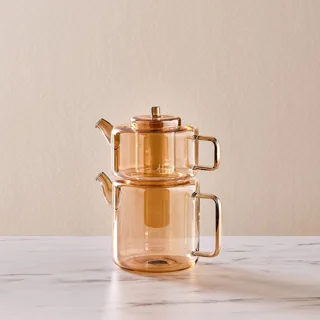 درپوش قوری شیشه‌ای Karaca Flat