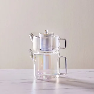 صافی قوری شیشه‌ای کاراجا Flat