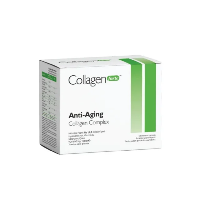 قرص کلاژن ضدپیری CollagenForte ۱۵۰۰ میلی‌گرم