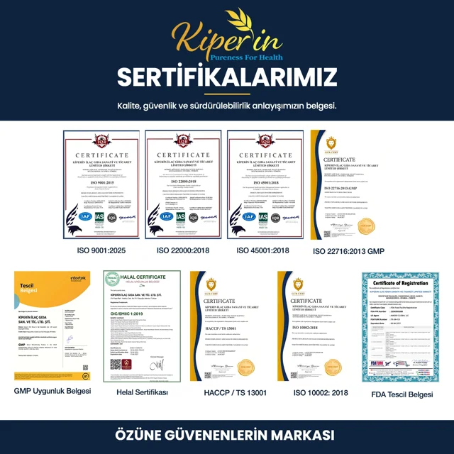 ترکیبات کپسول کلاژن Kiperin شامل بیوتین و ویتامین C